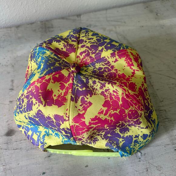 Vintage Collegiate Bradley University Braves 80s trucker hat SnapBack wide brim - Picture 7 of 14